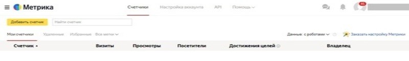 Счет посетителей: как установить на сайт и настроить - Страница списка счетчиков в Яндекс Метрике